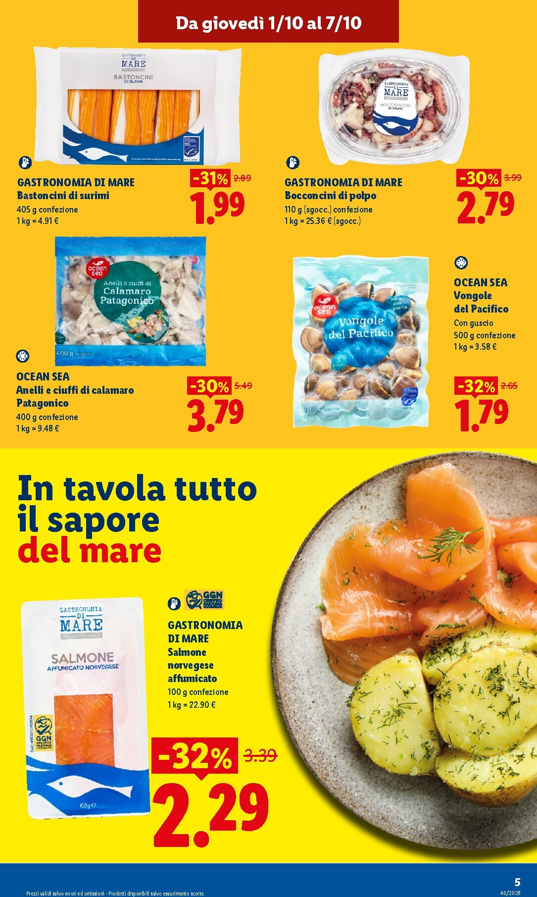 lidl - Volantino Lidl - Nuova apertura - Maerne di Martellago per la prossima settimana dal giovedì 01/10/2026 al mercoledì 07/10/2026 - page: 5