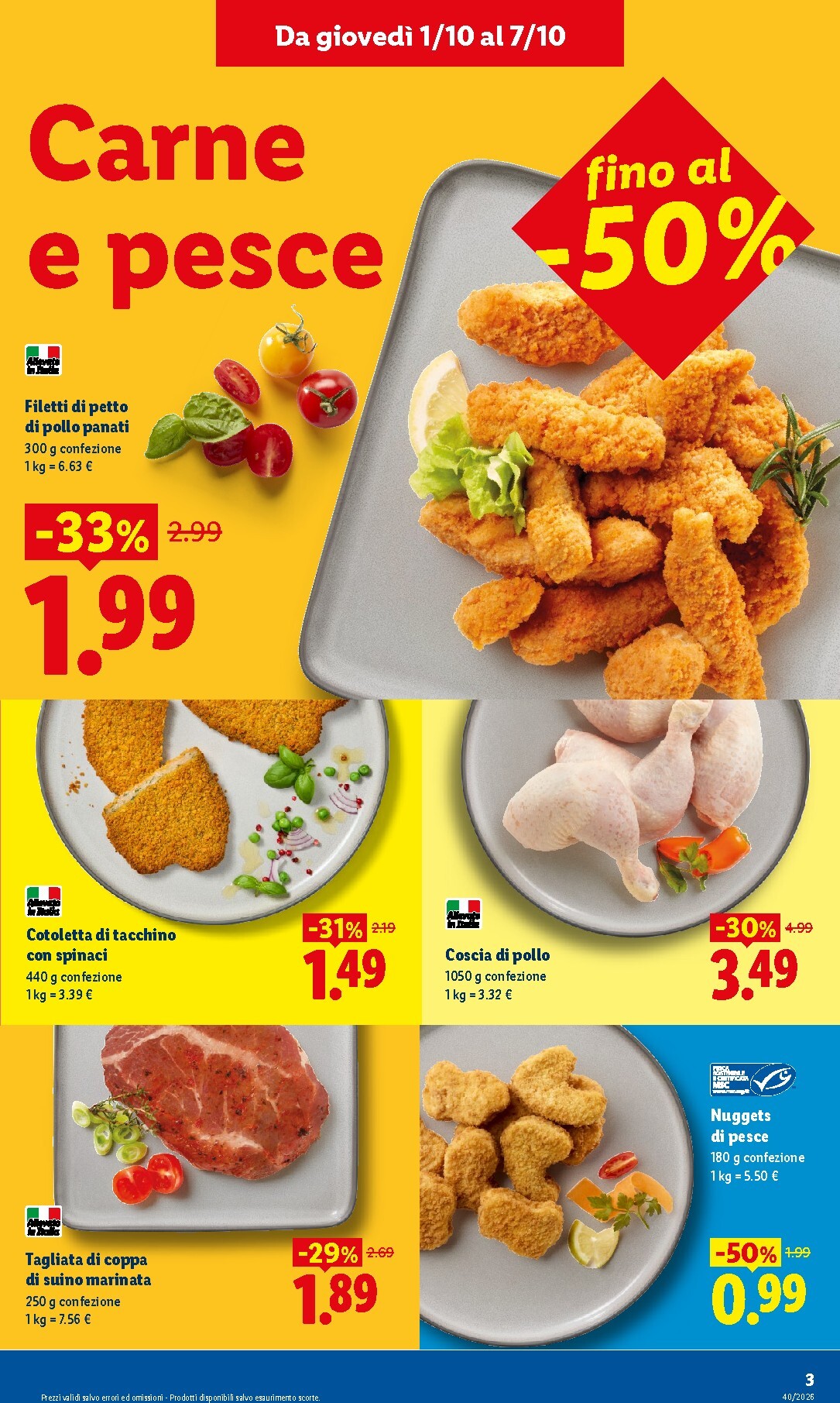 lidl - Volantino Lidl - Nuova apertura - Maerne di Martellago per la prossima settimana dal giovedì 01/10/2026 al mercoledì 07/10/2026 - page: 3