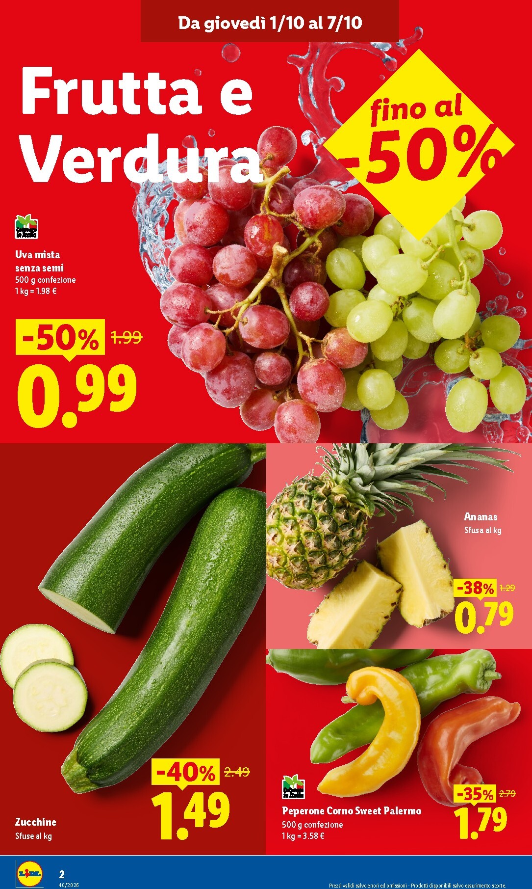 lidl - Volantino Lidl - Nuova apertura - Maerne di Martellago per la prossima settimana dal giovedì 01/10/2026 al mercoledì 07/10/2026 - page: 2