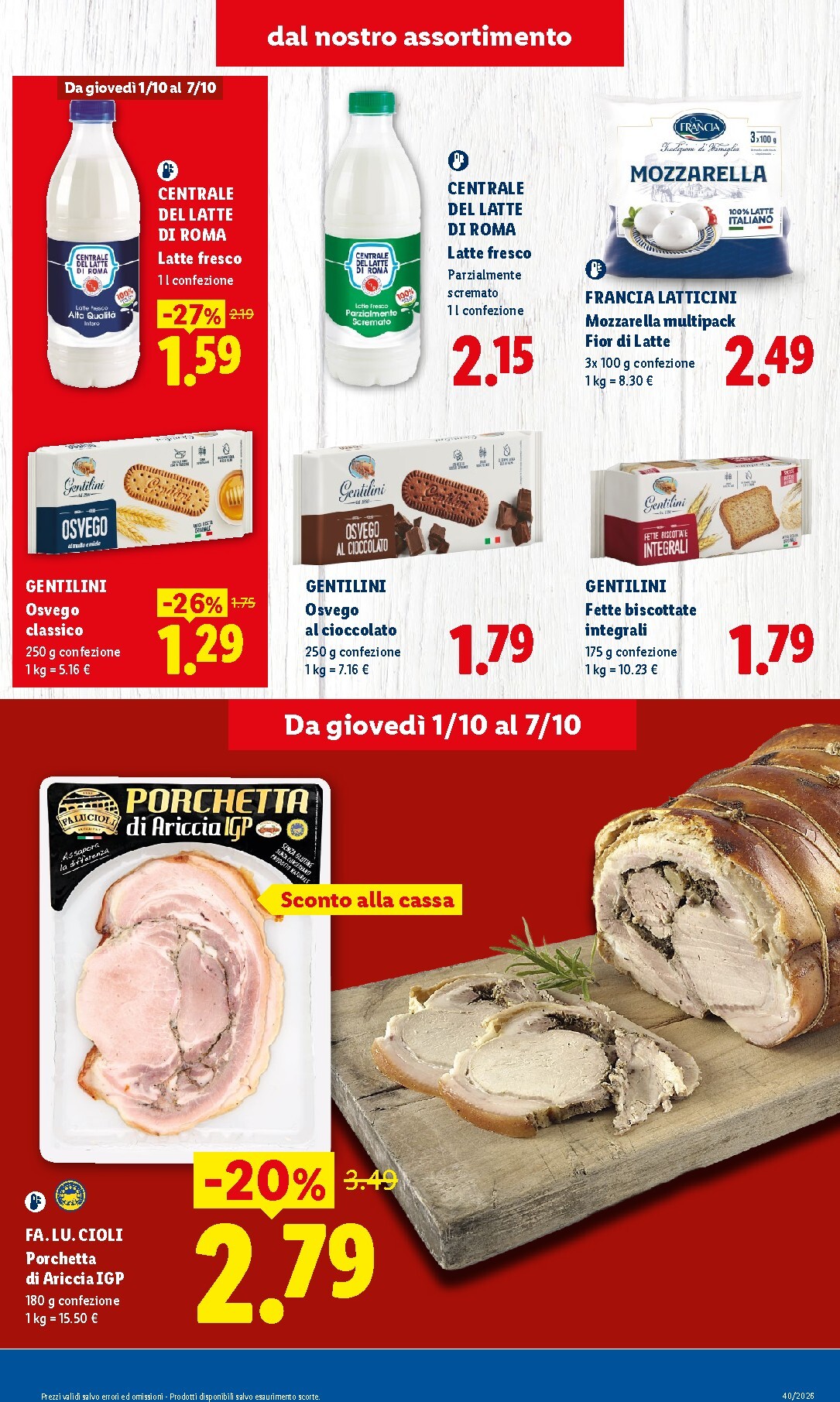 lidl - Volantino Lidl - Centro Italia per la prossima settimana dal giovedì 01/10/2026 al mercoledì 07/10/2026 - page: 3