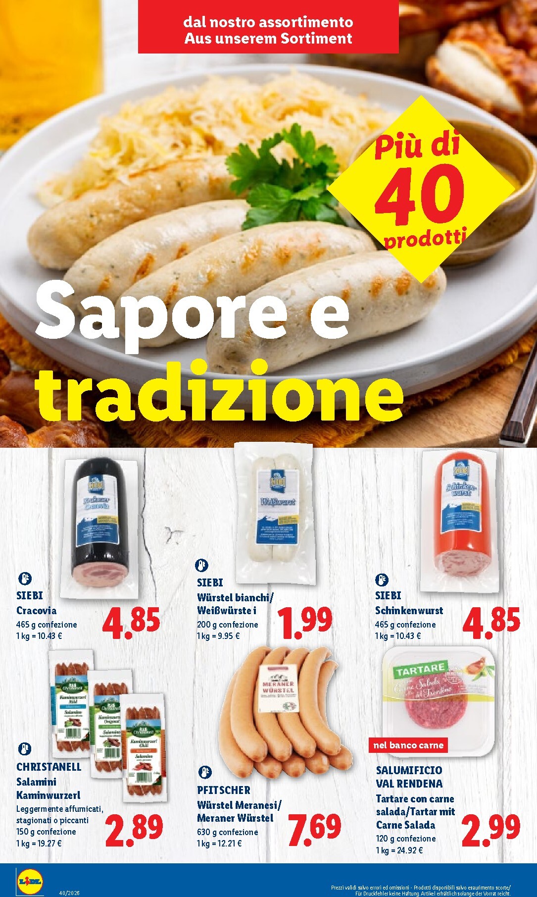 lidl - Volantino Lidl - Trentino Alto-Adige per la prossima settimana dal giovedì 01/10/2026 al mercoledì 07/10/2026 - page: 2