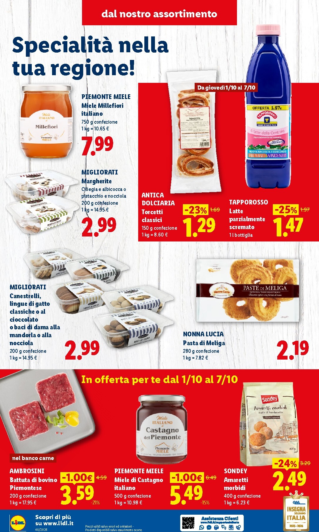 lidl - Volantino Lidl - Piemonte per la prossima settimana dal giovedì 01/10/2026 al mercoledì 07/10/2026 - page: 4