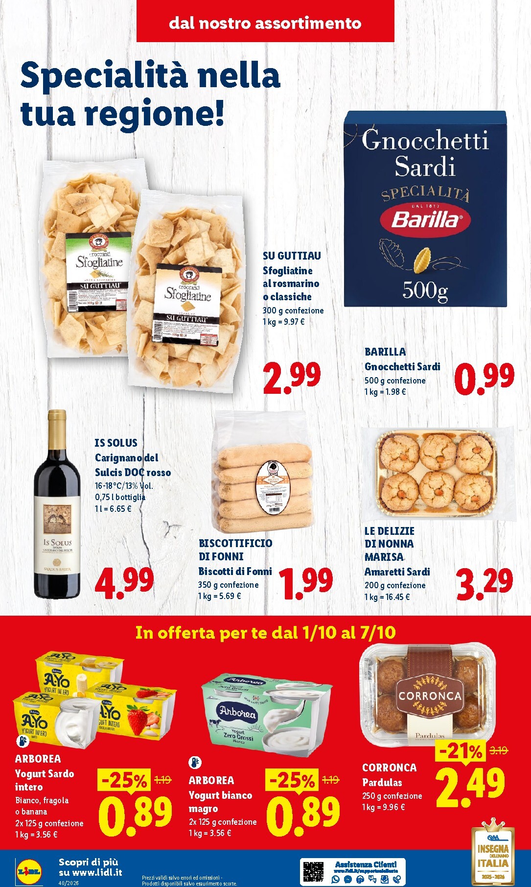lidl - Volantino futuro Lidl - Sardegna valido dal giovedì 01/10/2026 al mercoledì 07/10/2026 - page: 4