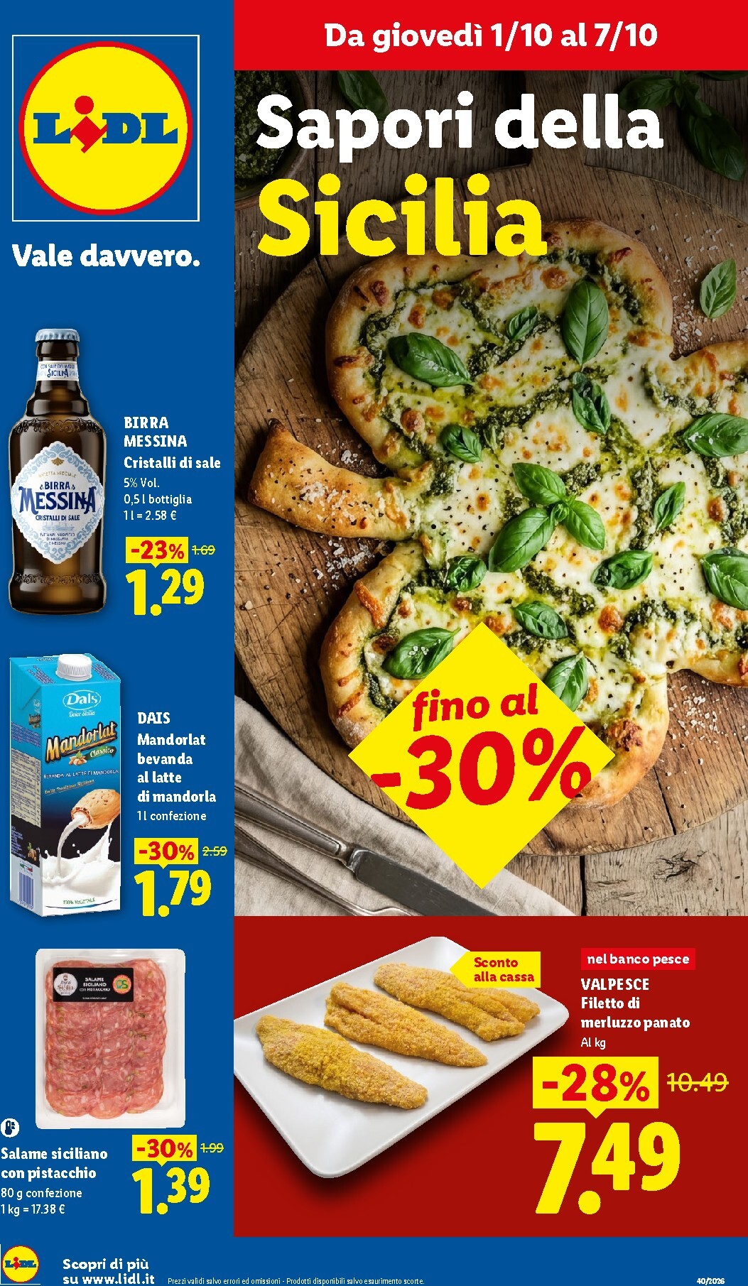 lidl - Volantino futuro Lidl - Sicilia valido dal giovedì 01/10/2026 al mercoledì 07/10/2026