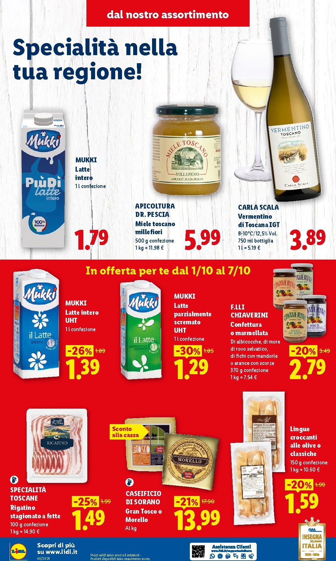lidl - Volantino futuro Lidl - Toscana valido dal giovedì 01/10/2026 al mercoledì 07/10/2026 - page: 4