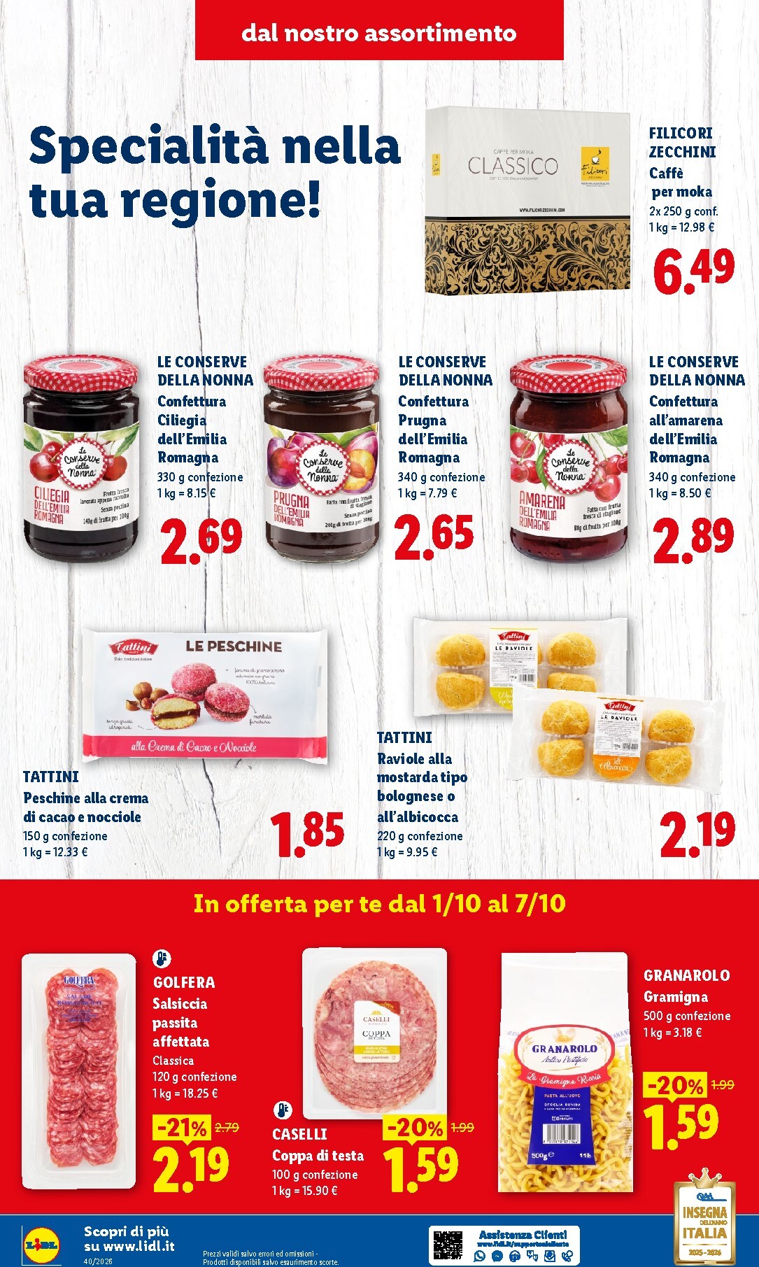 lidl - Volantino futuro Lidl - Emilia Romagna valido dal giovedì 01/10/2026 al mercoledì 07/10/2026 - page: 4