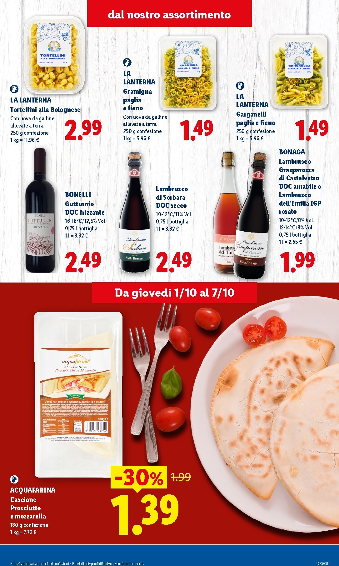 lidl - Volantino futuro Lidl - Emilia Romagna valido dal giovedì 01/10/2026 al mercoledì 07/10/2026 - page: 3