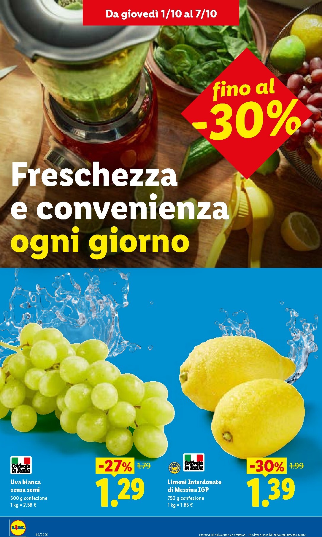 lidl - Volantino attuale di Lidl valido dal giovedì 01/10/2026 al mercoledì 07/10/2026 - page: 4