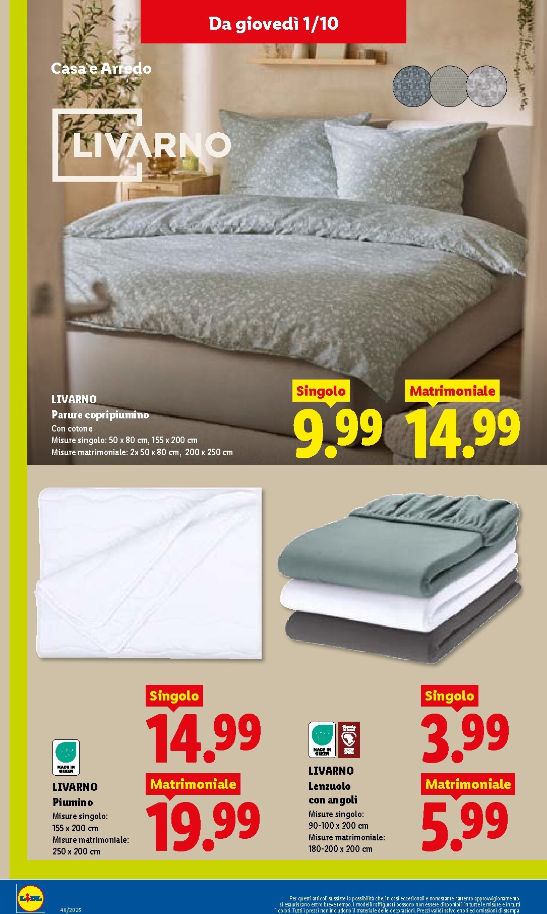 lidl - Volantino attuale di Lidl valido dal giovedì 01/10/2026 al mercoledì 07/10/2026 - page: 26