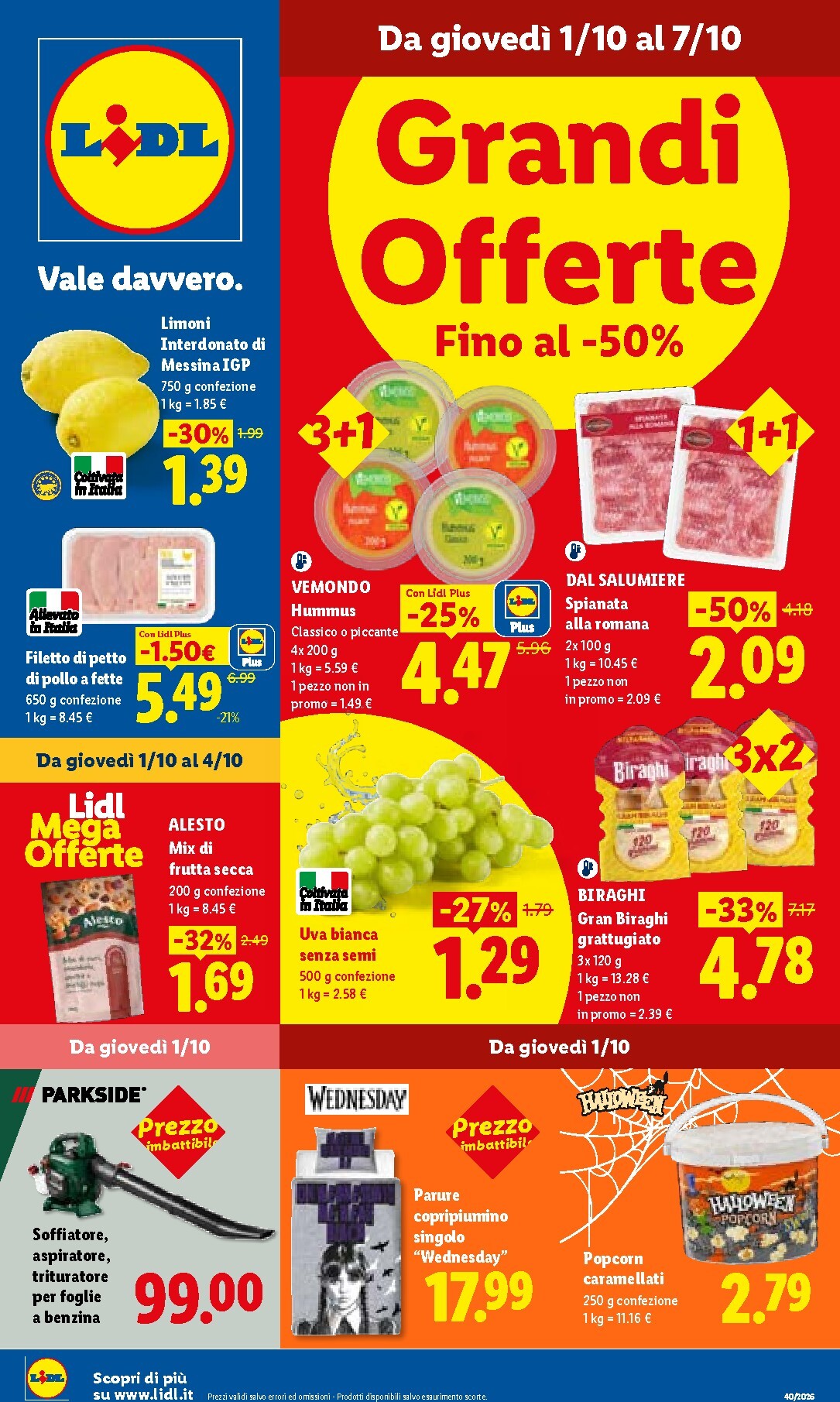 lidl - Volantino attuale di Lidl valido dal giovedì 01/10/2026 al mercoledì 07/10/2026