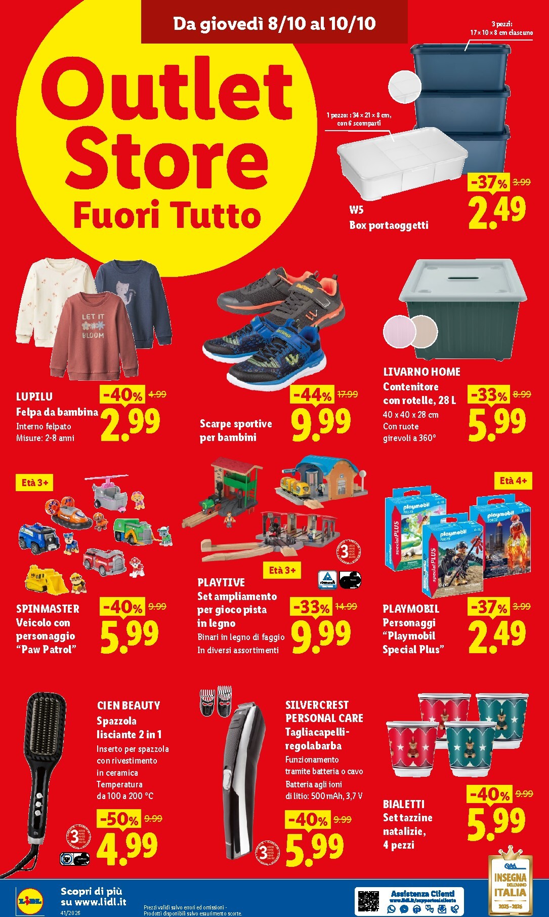 lidl - Volantino Lidl - Outlet Store Alpignano per la prossima settimana dal giovedì 08/10/2026 al sabato 10/10/2026 - page: 4