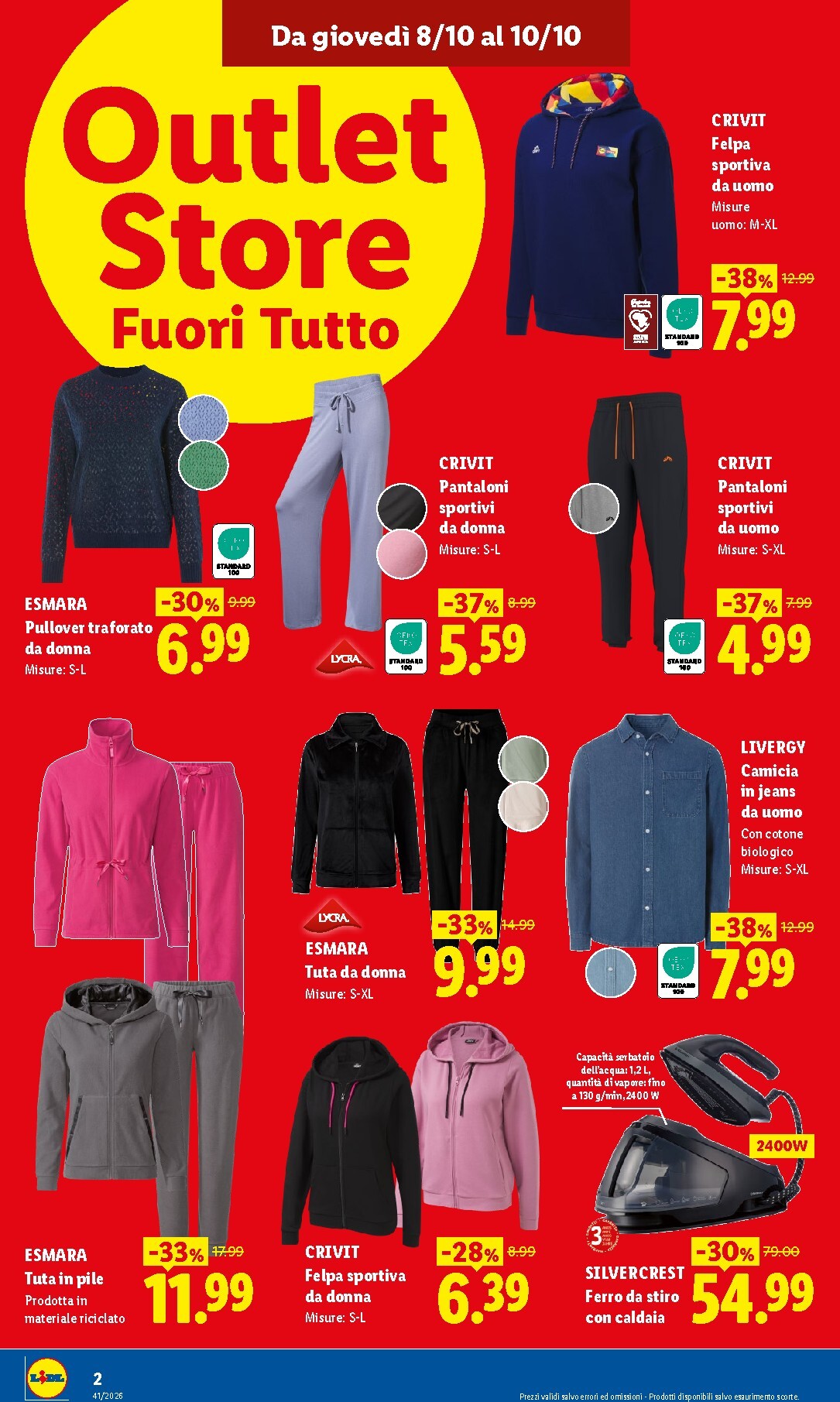 lidl - Volantino Lidl - Outlet Store Alpignano per la prossima settimana dal giovedì 08/10/2026 al sabato 10/10/2026 - page: 2