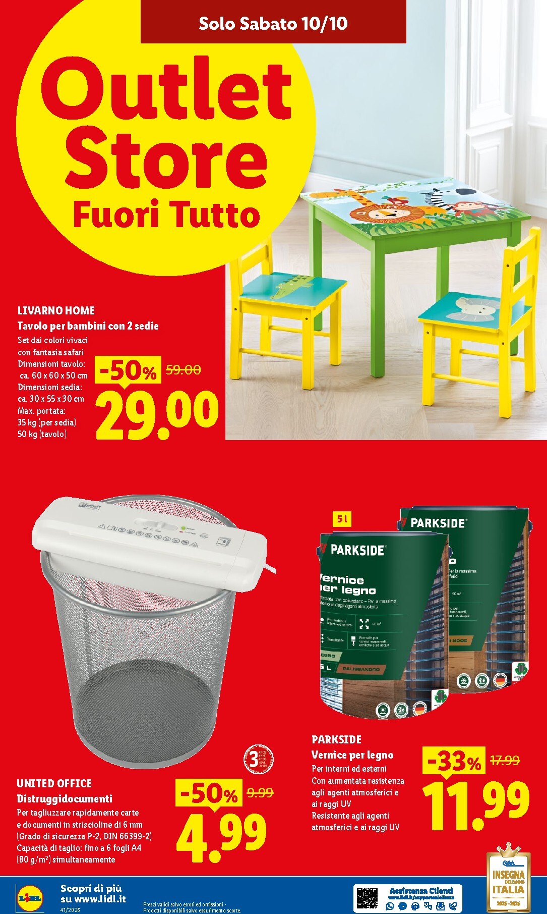 lidl - Volantino Lidl - Outlet Store Alpignano per la prossima settimana dal giovedì 08/10/2026 al sabato 10/10/2026 - page: 5