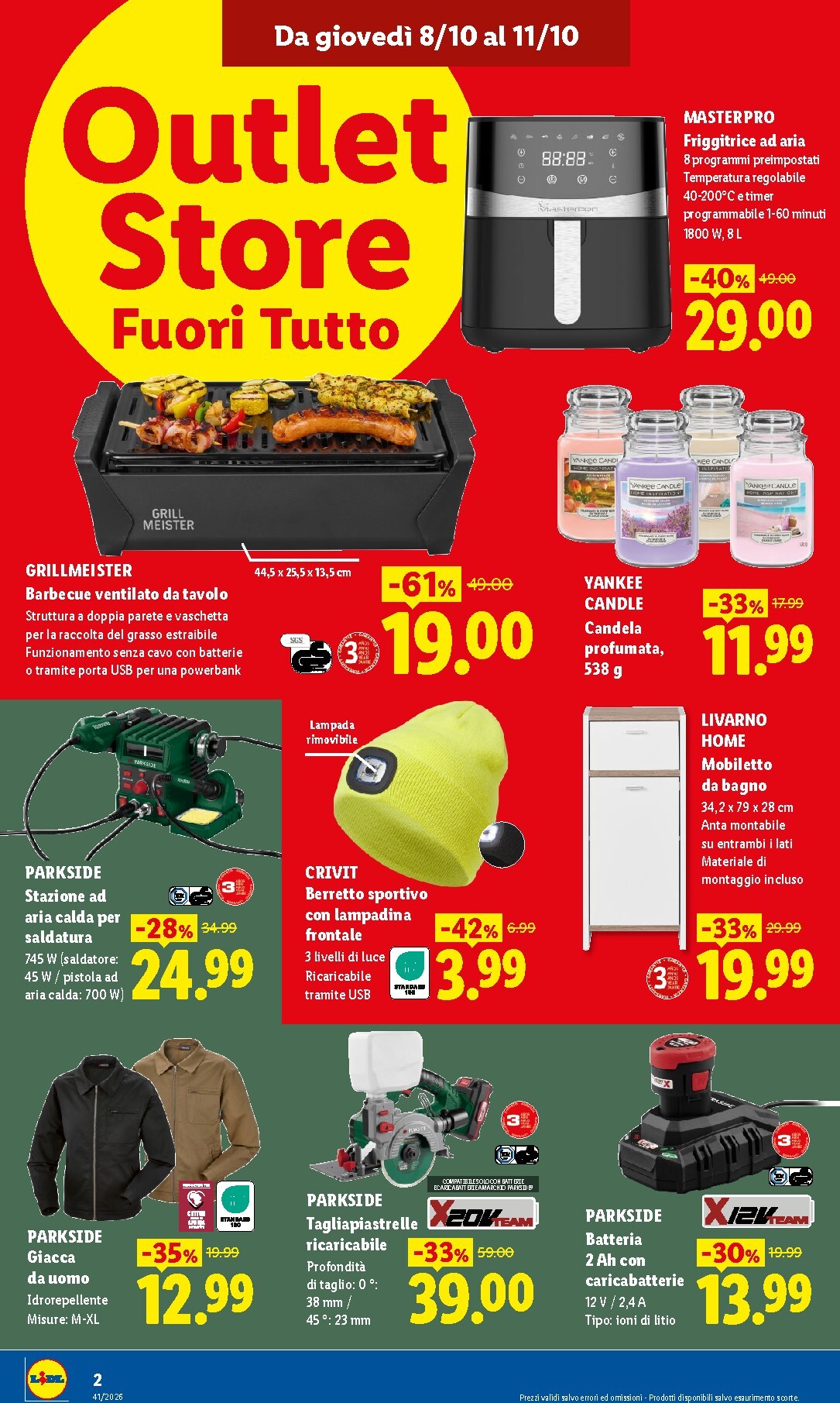 lidl - Volantino Lidl - Outlet Store Alessandria per la prossima settimana dal giovedì 08/10/2026 al domenica 11/10/2026 - page: 2