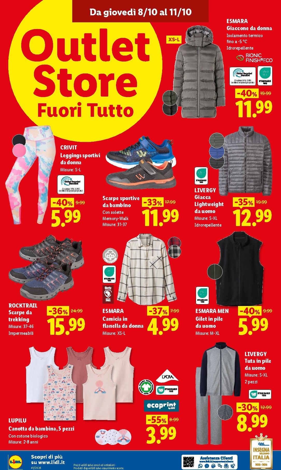 lidl - Volantino Lidl - Outlet Store Alessandria per la prossima settimana dal giovedì 08/10/2026 al domenica 11/10/2026 - page: 4