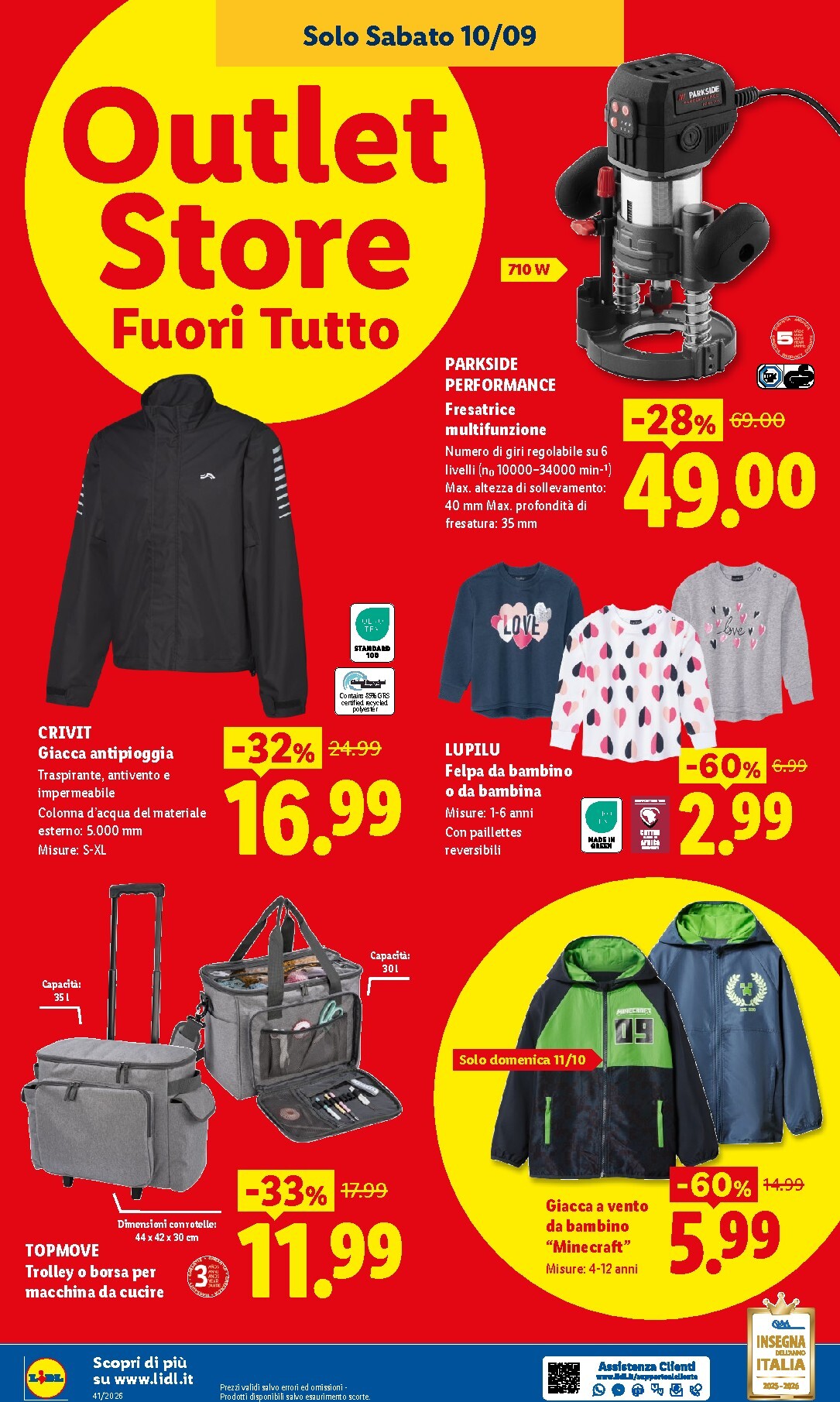 lidl - Volantino Lidl - Outlet Store Alessandria per la prossima settimana dal giovedì 08/10/2026 al domenica 11/10/2026 - page: 5
