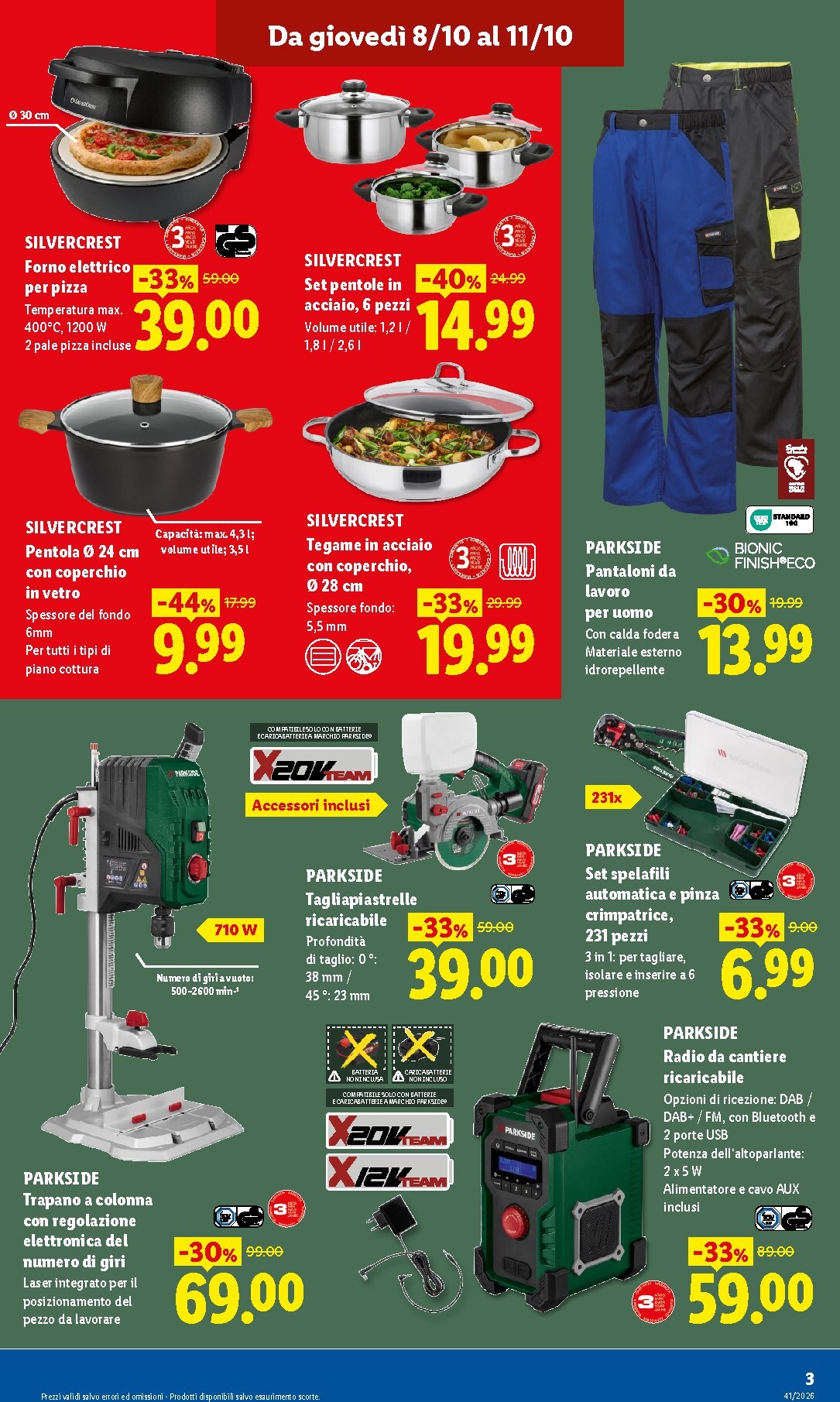 lidl - Volantino Lidl - Vendita Promozionale Gorizia per la prossima settimana dal giovedì 08/10/2026 al domenica 11/10/2026 - page: 3