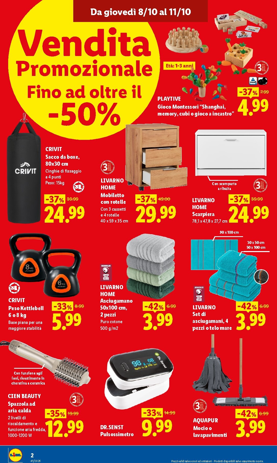 lidl - Volantino Lidl - Vendita Promozionale Gorizia per la prossima settimana dal giovedì 08/10/2026 al domenica 11/10/2026 - page: 2