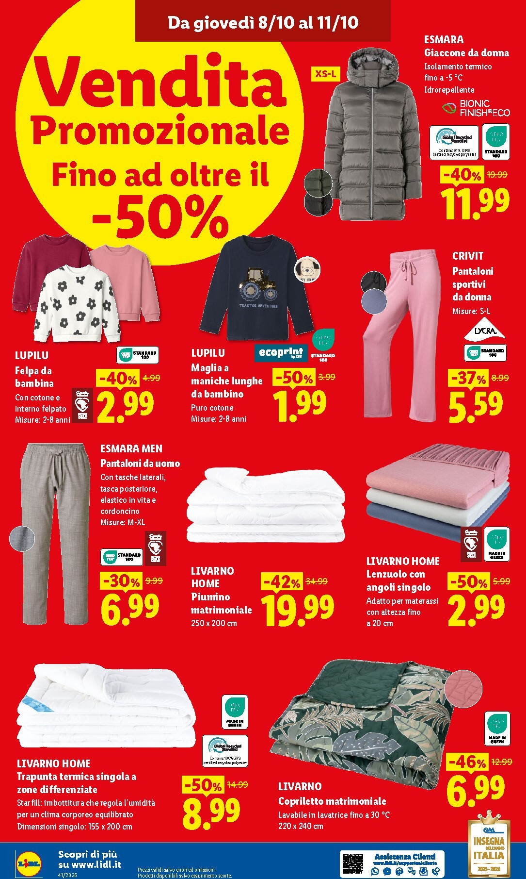 lidl - Volantino Lidl - Vendita Promozionale Gorizia per la prossima settimana dal giovedì 08/10/2026 al domenica 11/10/2026 - page: 4