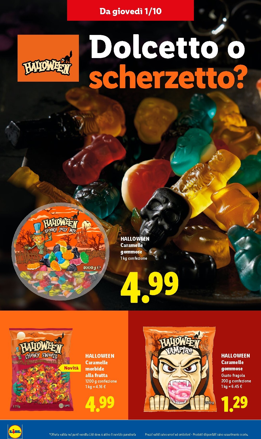 lidl - Volantino attuale di Lidl - Da Lidl ogni brivido vale davvero valido dal giovedì 01/10/2026 al sabato 31/10/2026 - page: 4