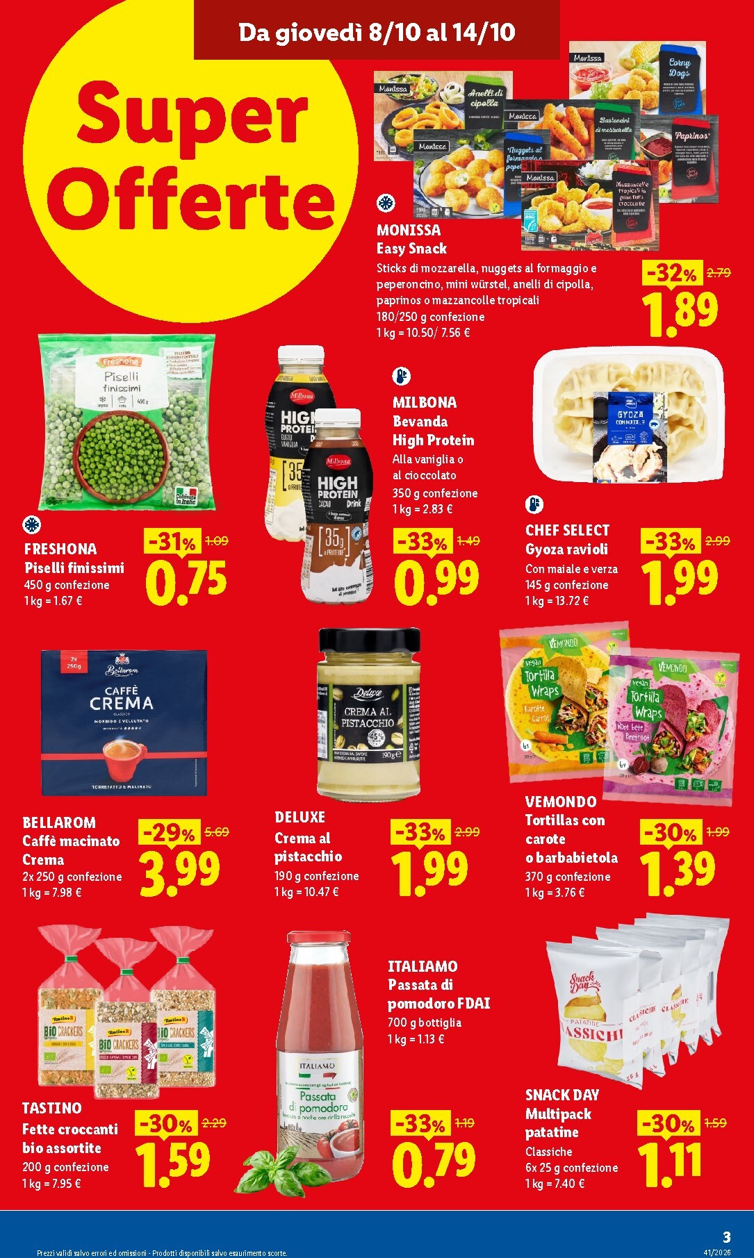 lidl - Volantino futuro Lidl - Ci siamo rifatti il look! - Lugo valido dal giovedì 08/10/2026 al mercoledì 14/10/2026 - page: 3