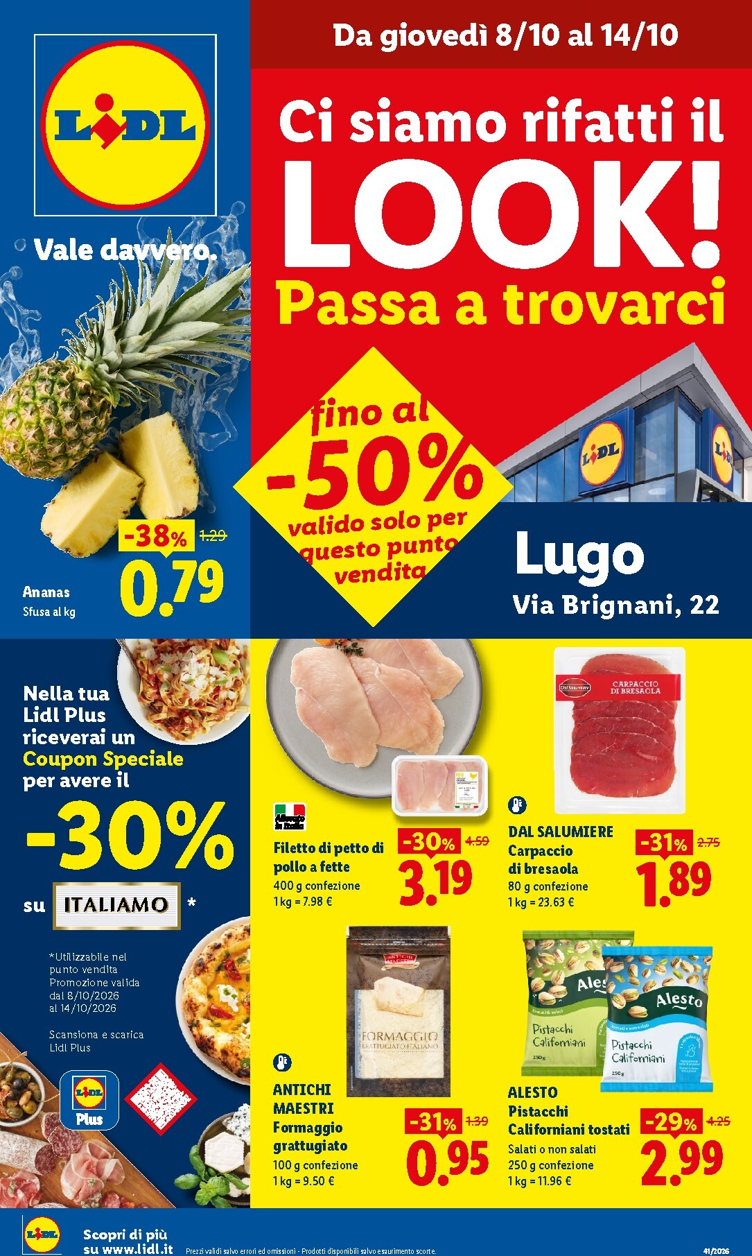 lidl - Volantino futuro Lidl - Ci siamo rifatti il look! - Lugo valido dal giovedì 08/10/2026 al mercoledì 14/10/2026
