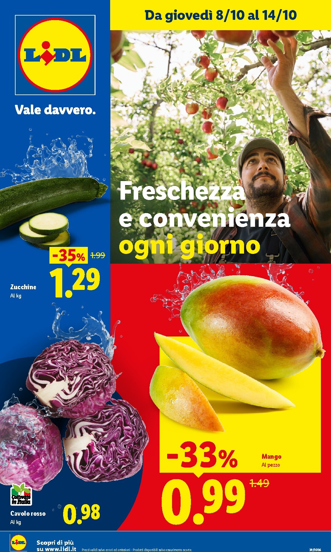lidl - Volantino futuro Lidl - Fresca e conveniente valido dal giovedì 08/10/2026 al mercoledì 14/10/2026 - page: 1