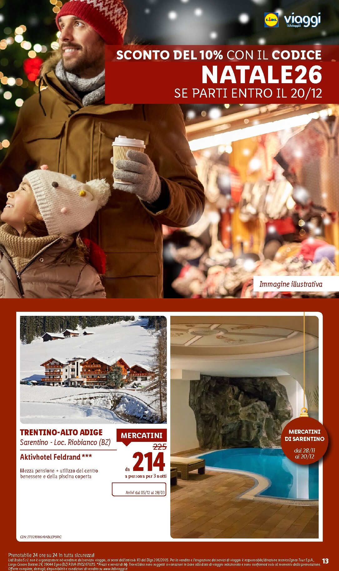 lidl - Volantino attuale di Lidl - Viaggi valido dal giovedì 08/10/2026 al martedì 15/12/2026 - page: 13