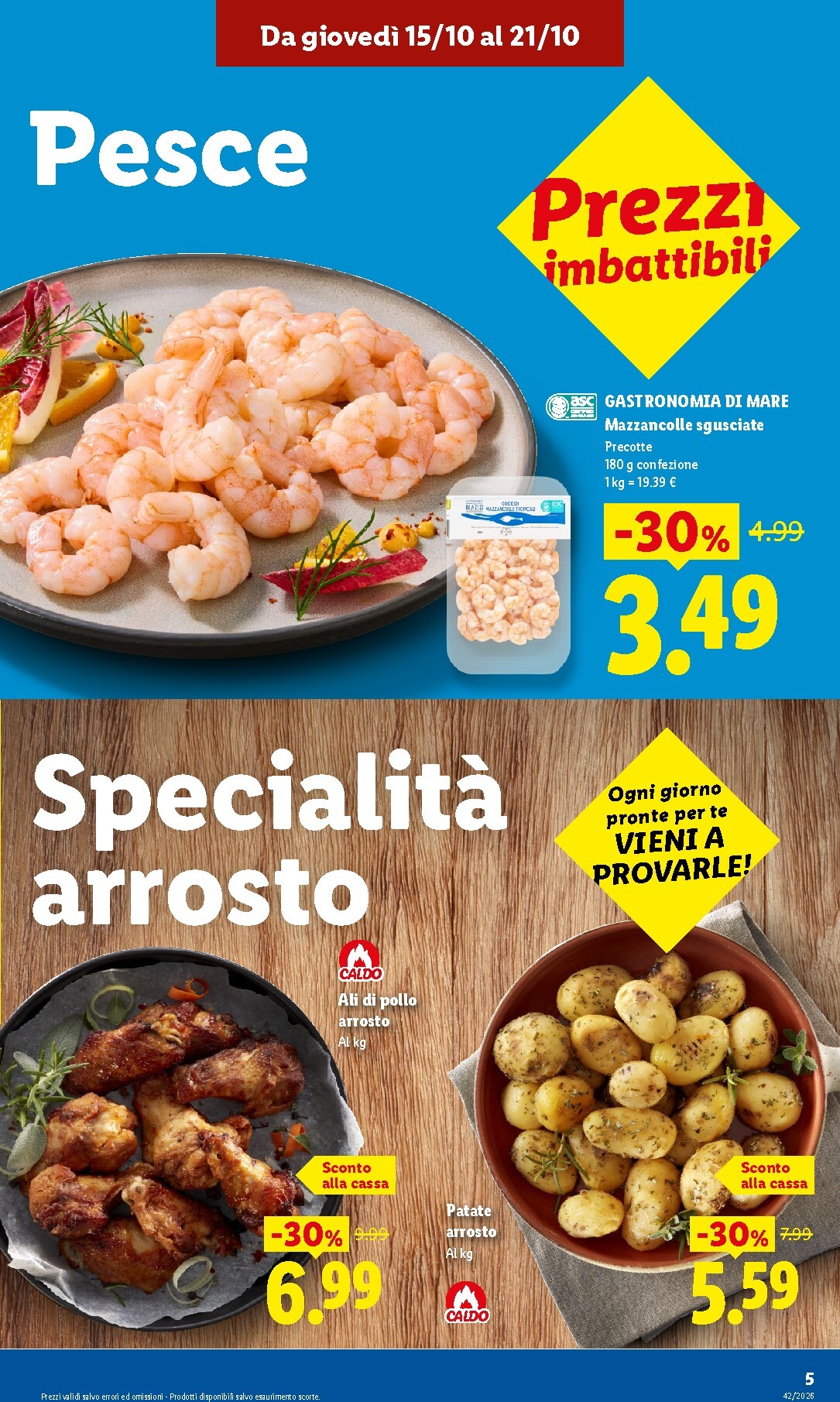 lidl - Volantino Lidl - Nuova apertura Arezzo per la prossima settimana dal giovedì 15/10/2026 al mercoledì 21/10/2026 - page: 5