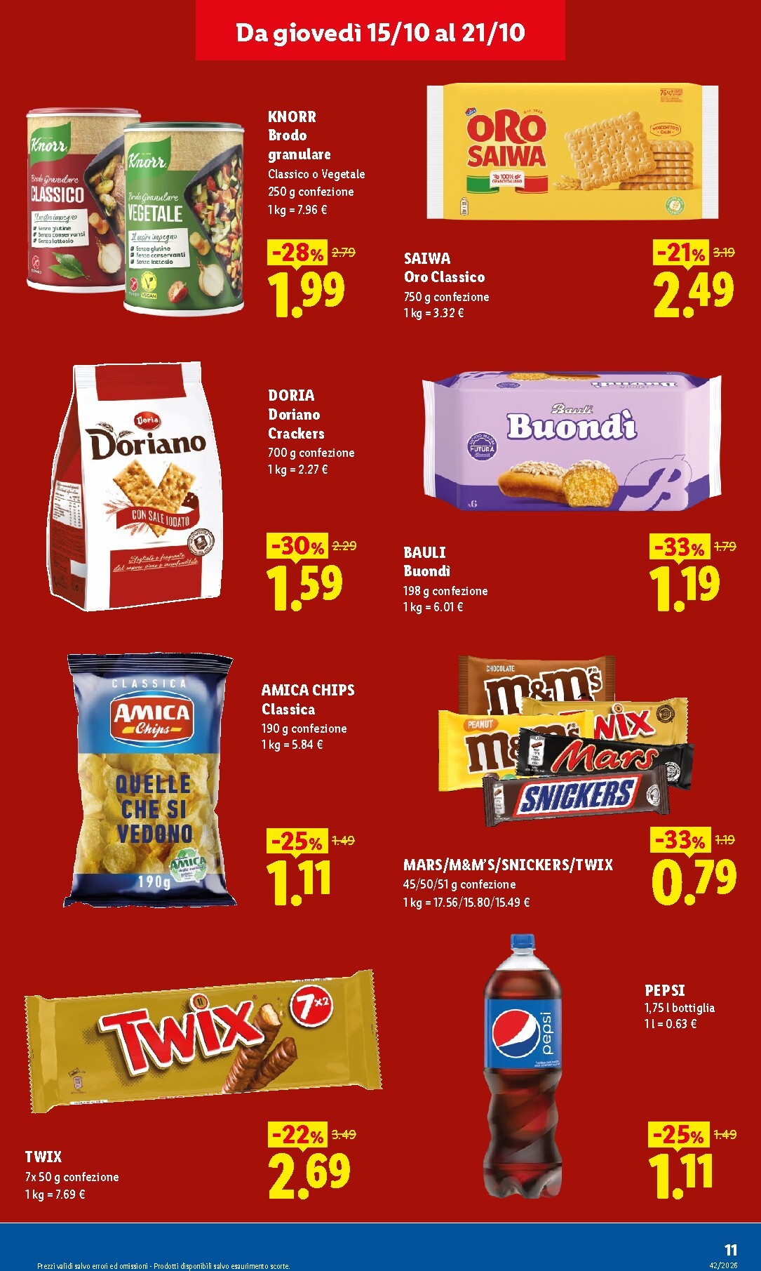 lidl - Volantino Lidl - Nuova apertura Arezzo per la prossima settimana dal giovedì 15/10/2026 al mercoledì 21/10/2026 - page: 11