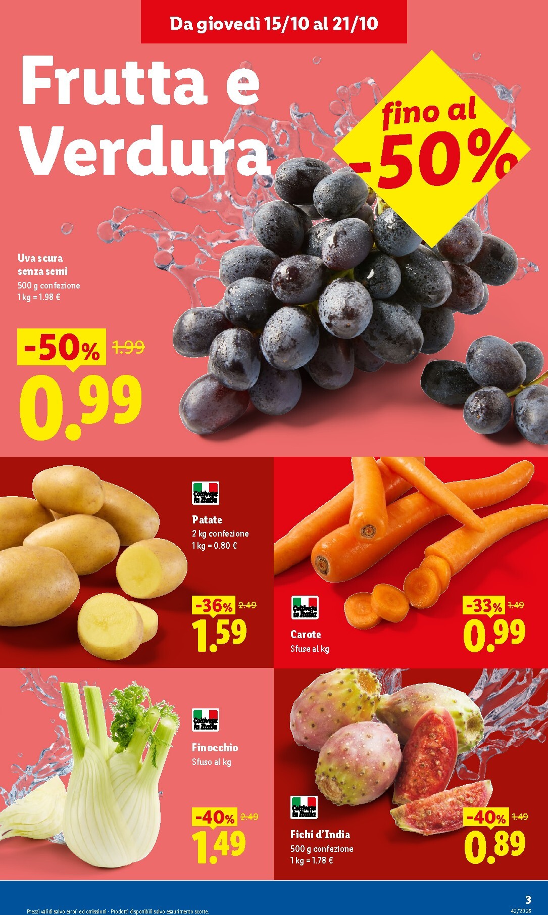 lidl - Volantino Lidl - Nuova apertura Arezzo per la prossima settimana dal giovedì 15/10/2026 al mercoledì 21/10/2026 - page: 3
