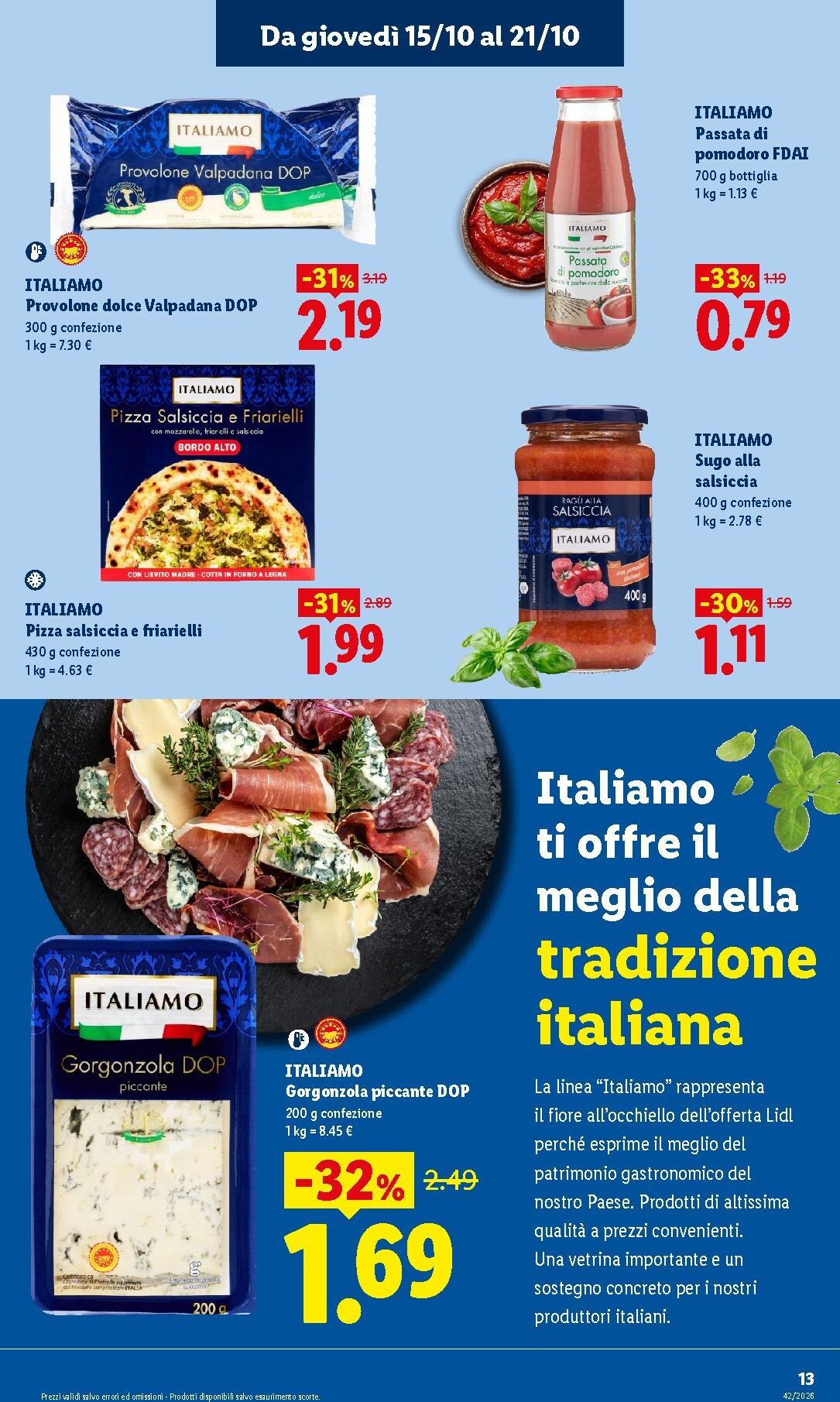 lidl - Volantino Lidl - Nuova apertura Arezzo per la prossima settimana dal giovedì 15/10/2026 al mercoledì 21/10/2026 - page: 13