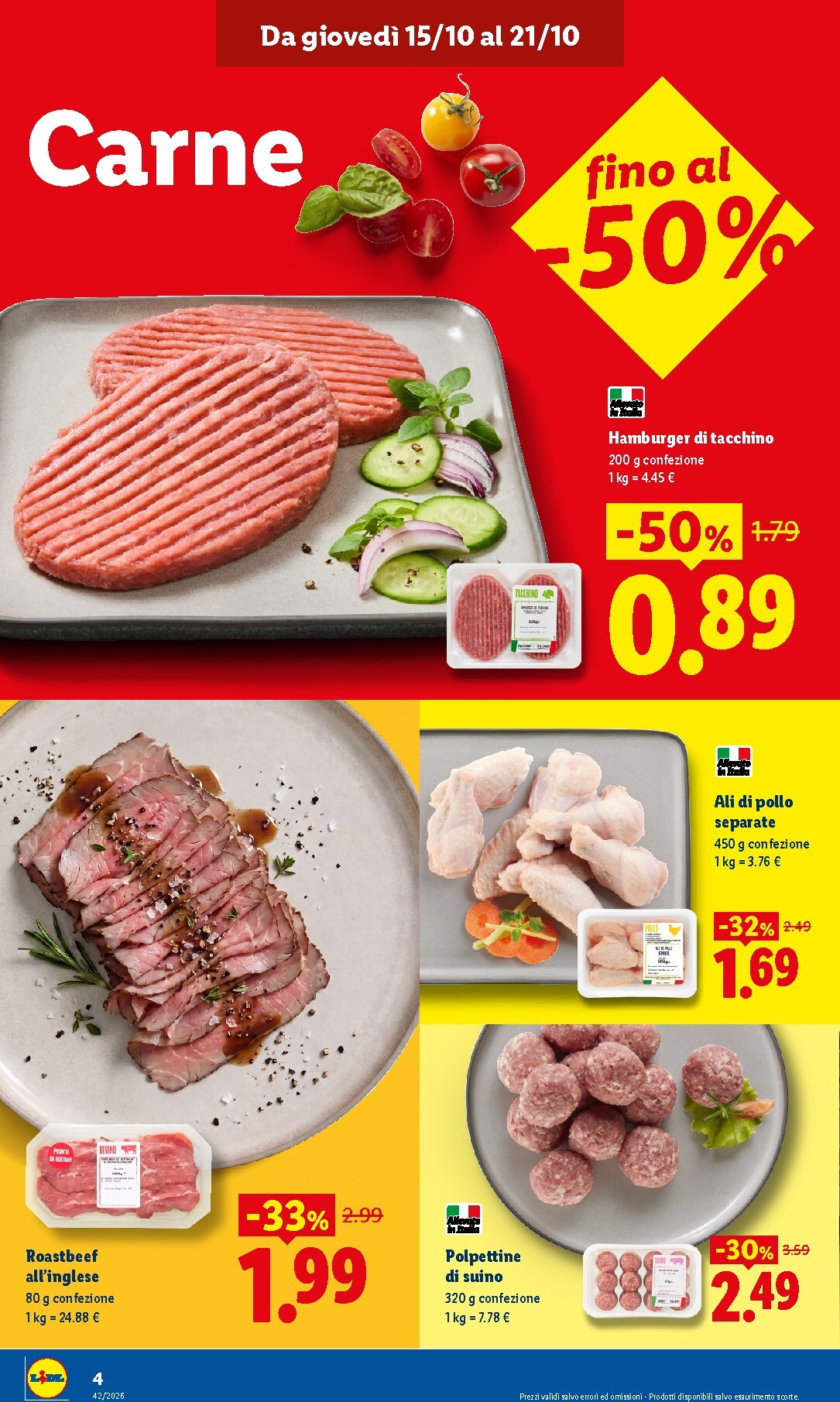 lidl - Volantino Lidl - Nuova apertura Arezzo per la prossima settimana dal giovedì 15/10/2026 al mercoledì 21/10/2026 - page: 4