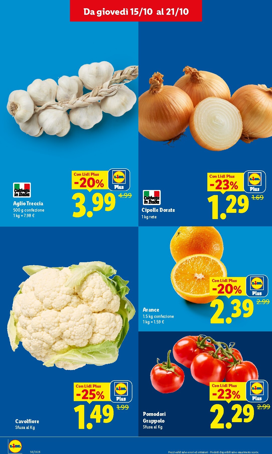 lidl - Volantino Lidl - Fresca e conveniente per la prossima settimana dal giovedì 15/10/2026 al mercoledì 21/10/2026 - page: 4