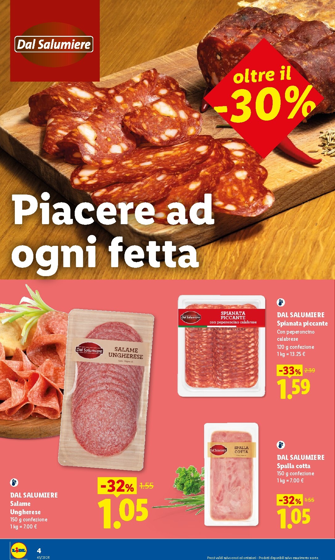lidl - Volantino Lidl - Nuova apertura Arezzo per la prossima settimana dal giovedì 22/10/2026 al mercoledì 28/10/2026 - page: 4