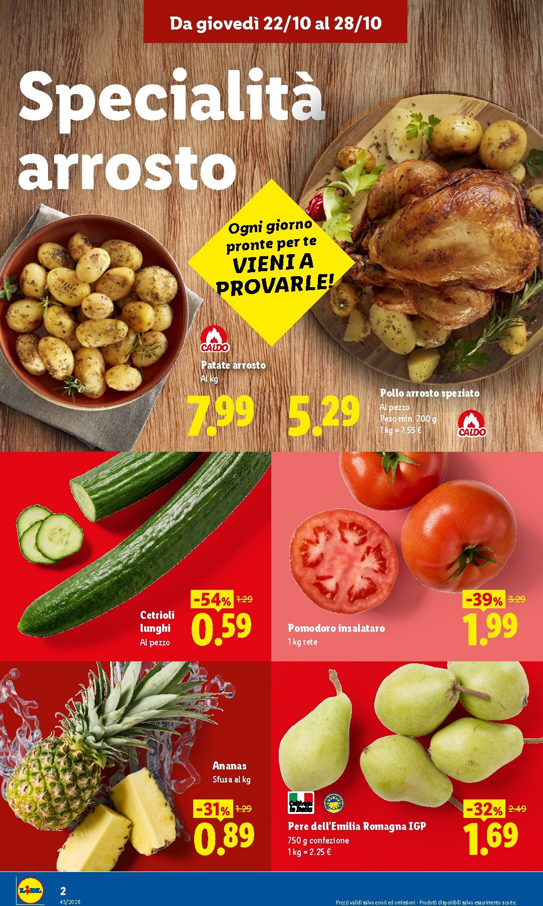 lidl - Volantino Lidl - Nuova apertura Arezzo per la prossima settimana dal giovedì 22/10/2026 al mercoledì 28/10/2026 - page: 2