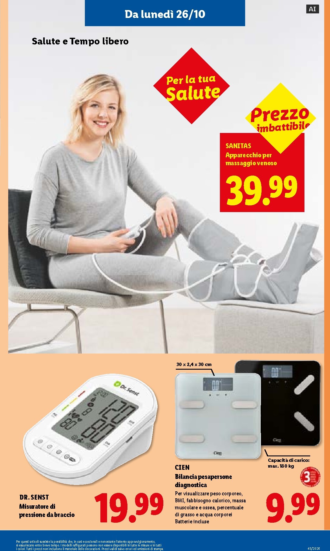 lidl - Volantino Lidl per la prossima settimana dal giovedì 22/10/2026 al mercoledì 28/10/2026 - page: 43