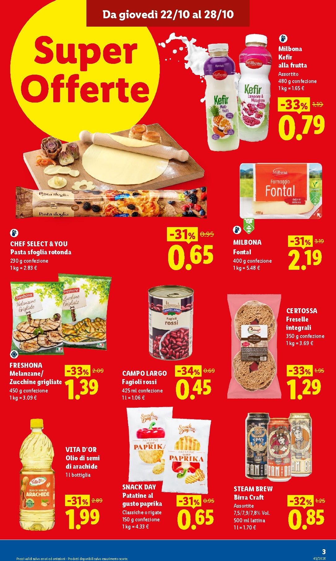 lidl - Volantino Lidl - Casale Monferrato per la prossima settimana dal giovedì 22/10/2026 al mercoledì 28/10/2026 - page: 3