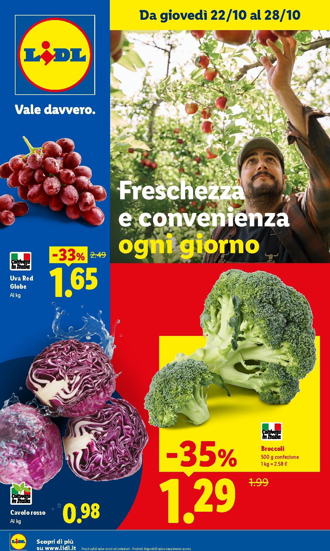 lidl - Volantino futuro Lidl - Fresca e conveniente valido dal giovedì 22/10/2026 al mercoledì 28/10/2026