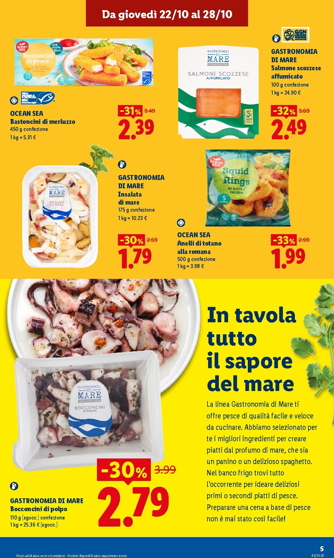 lidl - Volantino futuro Lidl - Nuova apertura Trieste valido dal giovedì 22/10/2026 al mercoledì 28/10/2026 - page: 5