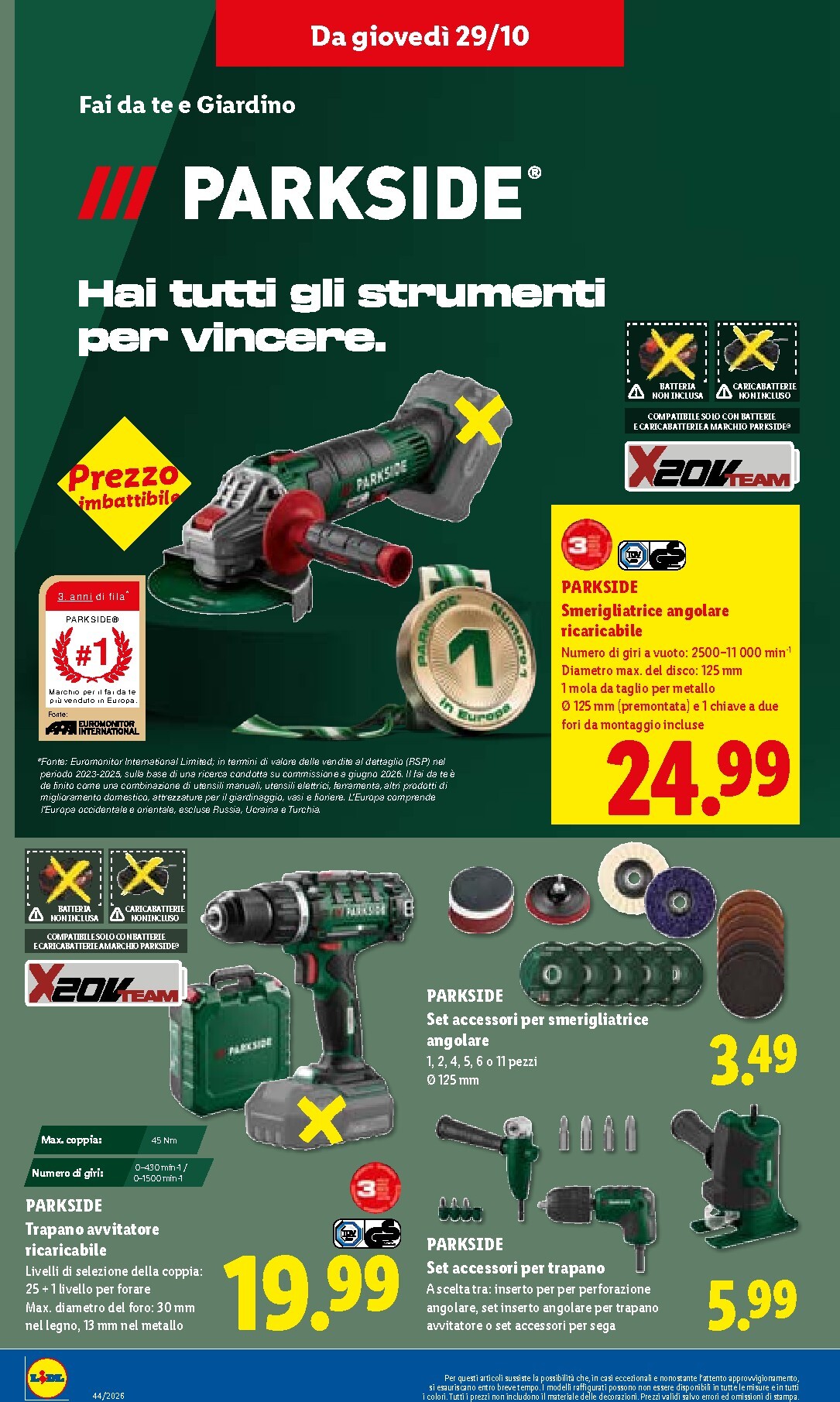 lidl - Volantino Lidl per la prossima settimana dal giovedì 29/10/2026 al mercoledì 04/11/2026 - page: 32