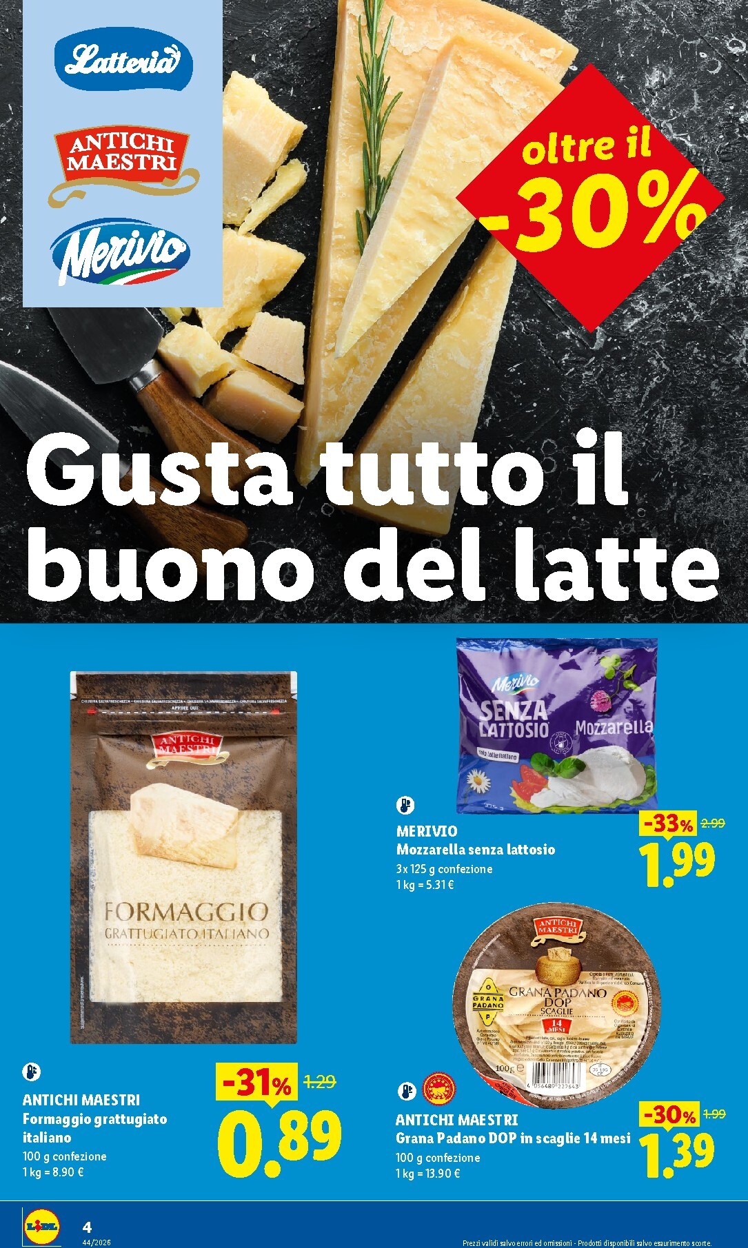 lidl - Volantino Lidl - Nuova apertura Arezzo per la prossima settimana dal giovedì 29/10/2026 al mercoledì 04/11/2026 - page: 4