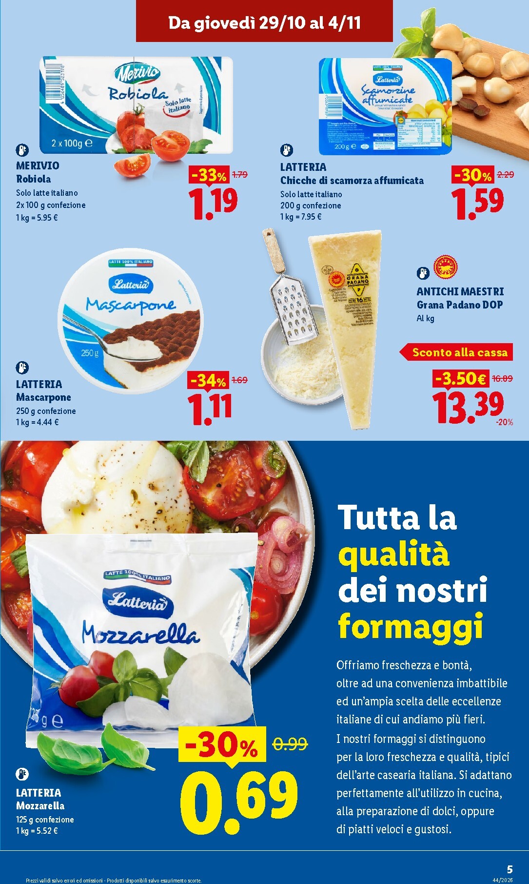 lidl - Volantino Lidl - Nuova apertura Arezzo per la prossima settimana dal giovedì 29/10/2026 al mercoledì 04/11/2026 - page: 5