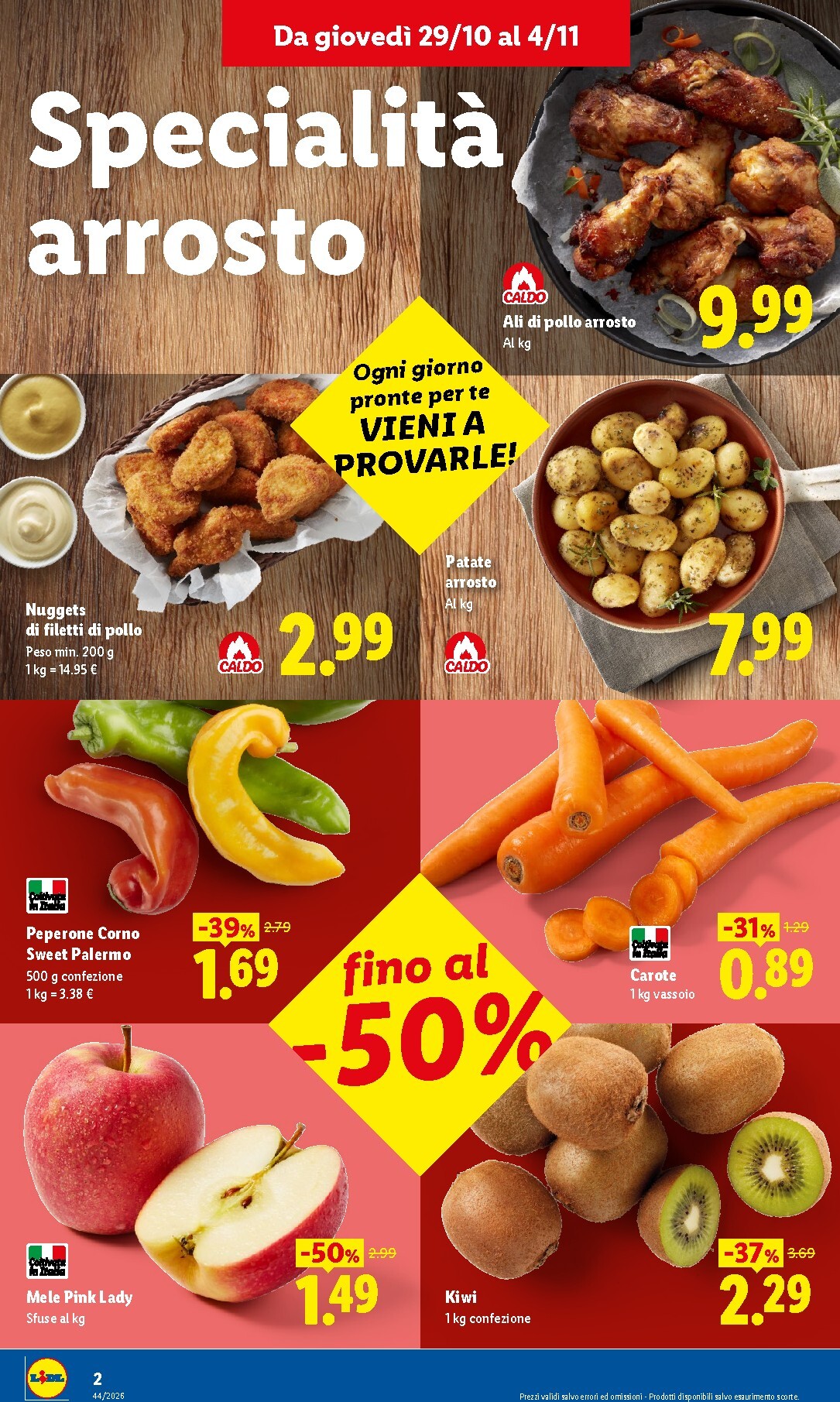 lidl - Volantino Lidl - Nuova apertura Arezzo per la prossima settimana dal giovedì 29/10/2026 al mercoledì 04/11/2026 - page: 2