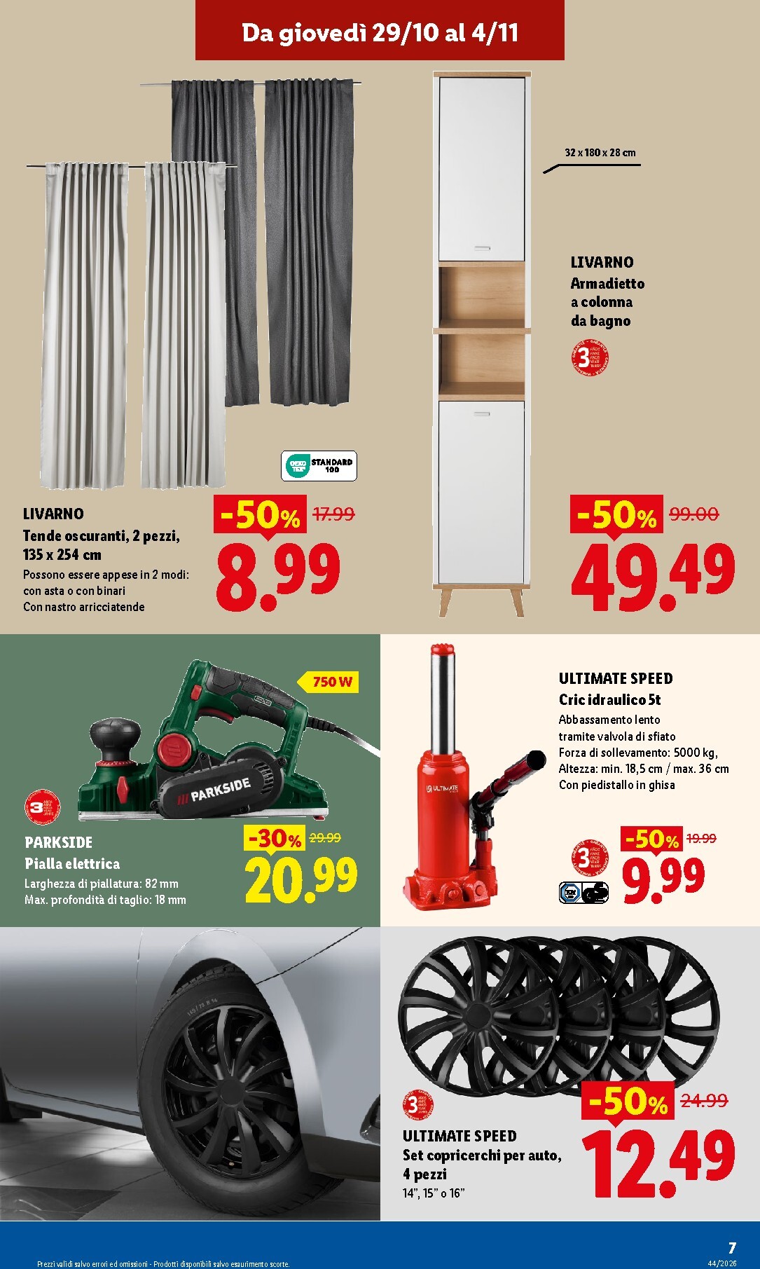 lidl - Volantino Lidl - Nuova apertura Arezzo per la prossima settimana dal giovedì 29/10/2026 al mercoledì 04/11/2026 - page: 7