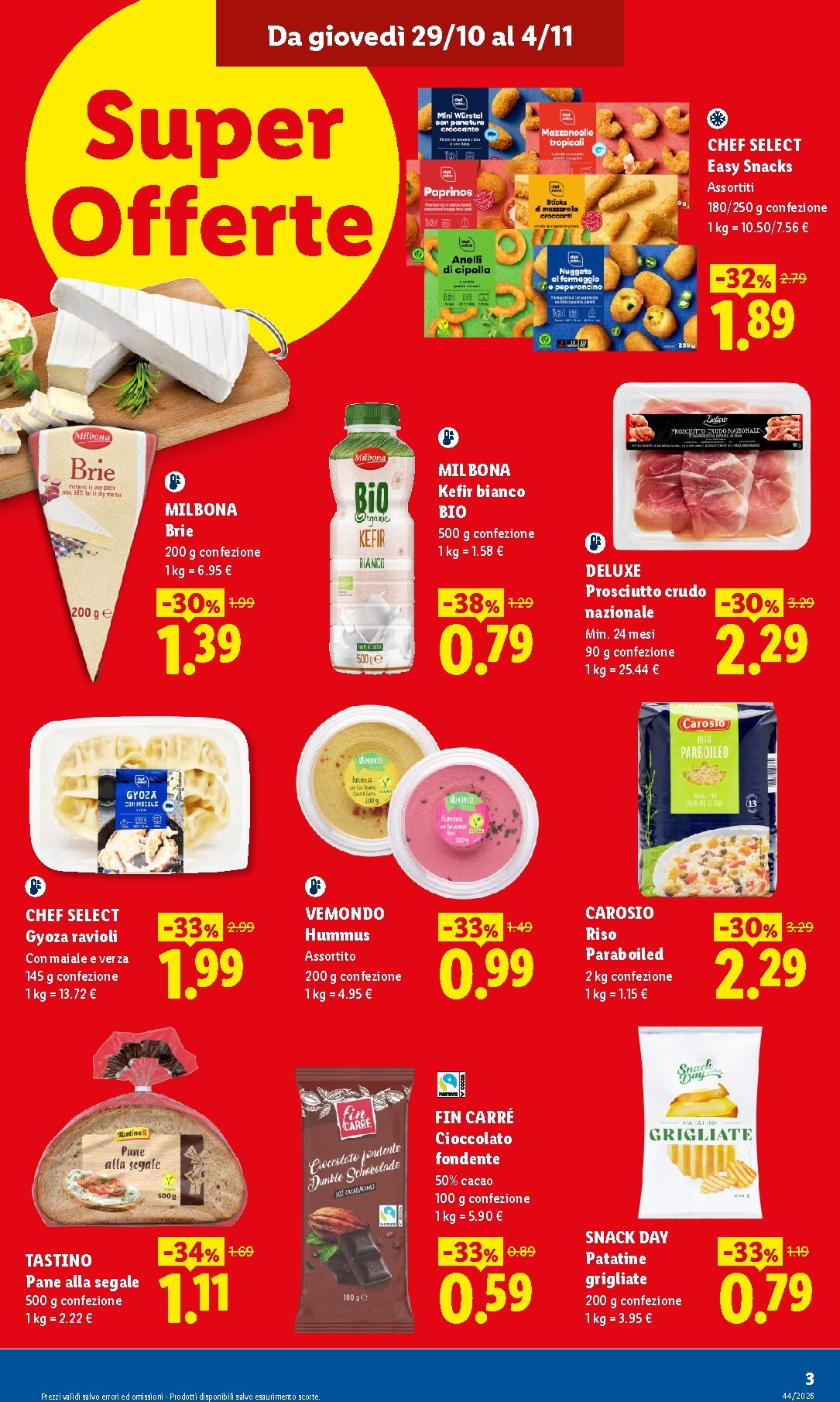 lidl - Volantino Lidl - Casale Monferrato per la prossima settimana dal giovedì 29/10/2026 al mercoledì 04/11/2026 - page: 3