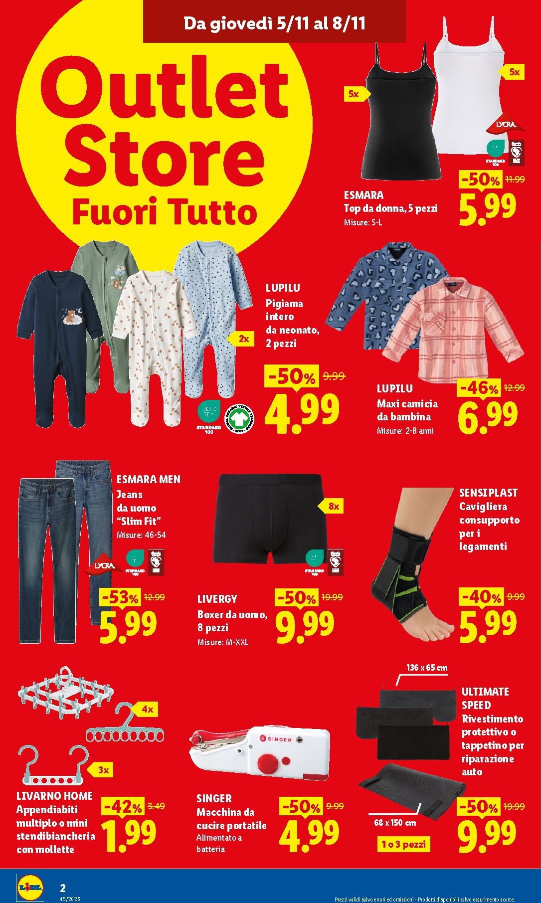 lidl - Volantino Lidl - Outlet Store per la prossima settimana dal giovedì 05/11/2026 al domenica 08/11/2026 - page: 2