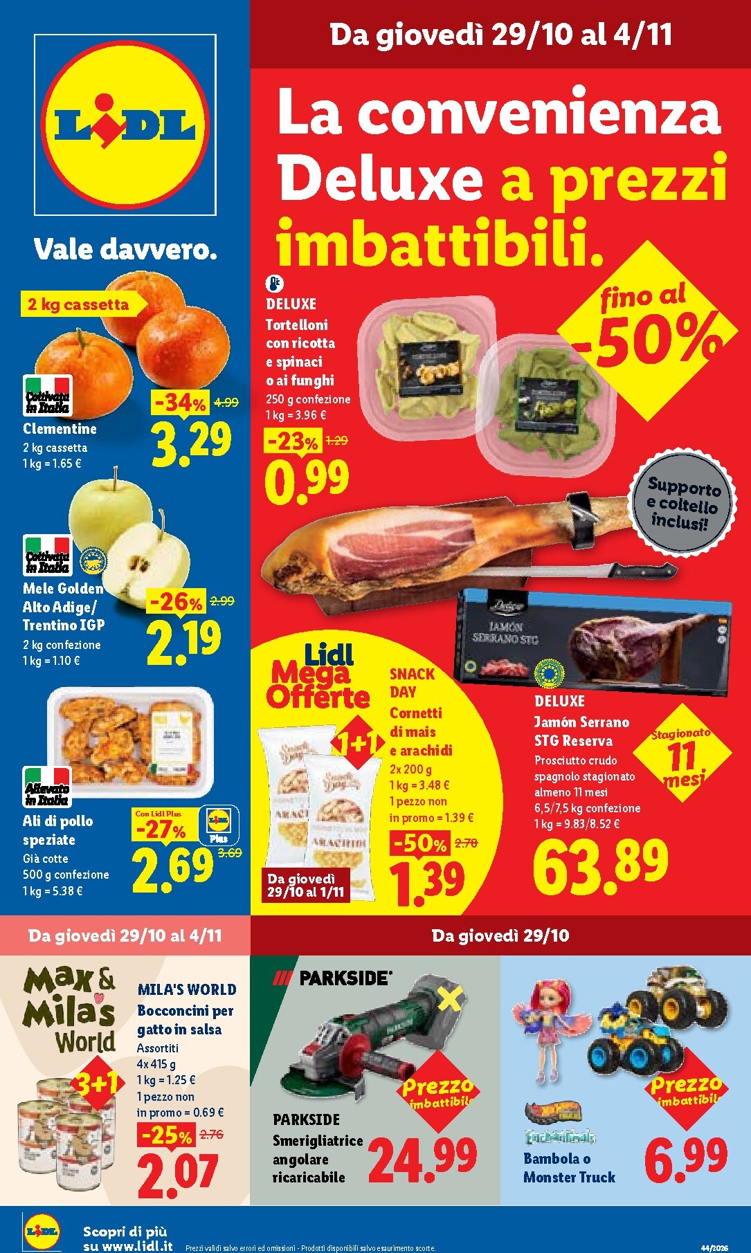 lidl - Volantino attuale di Lidl valido dal giovedì 29/10/2026 al mercoledì 04/11/2026