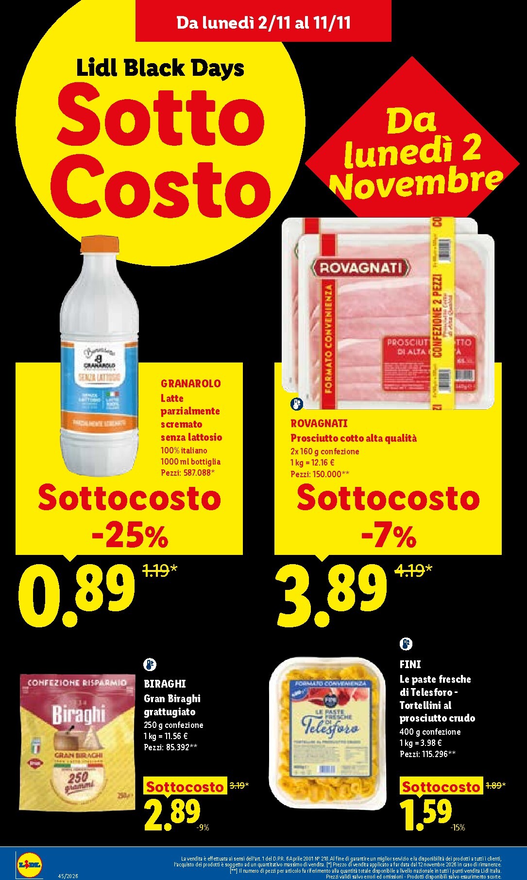 lidl - Volantino Lidl - Black Days per la prossima settimana dal lunedì 02/11/2026 al mercoledì 11/11/2026 - page: 2