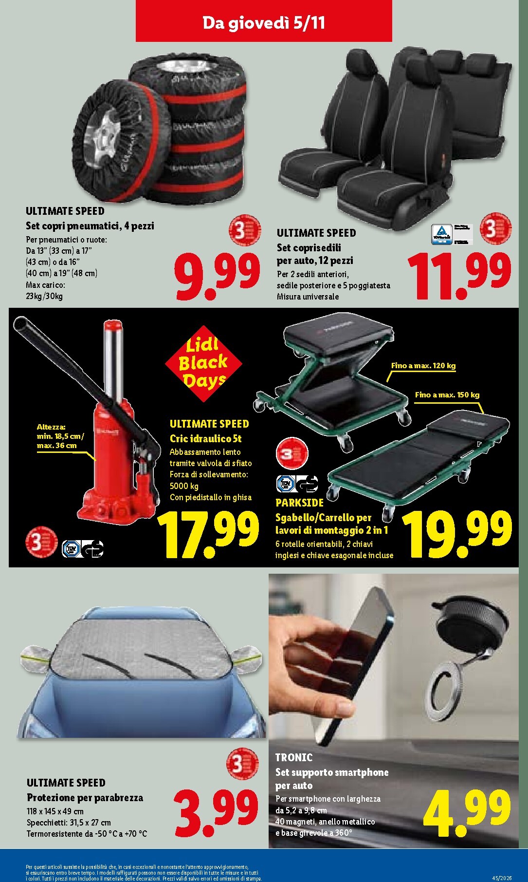 lidl - Volantino Lidl - Black Days per la prossima settimana dal lunedì 02/11/2026 al mercoledì 11/11/2026 - page: 29